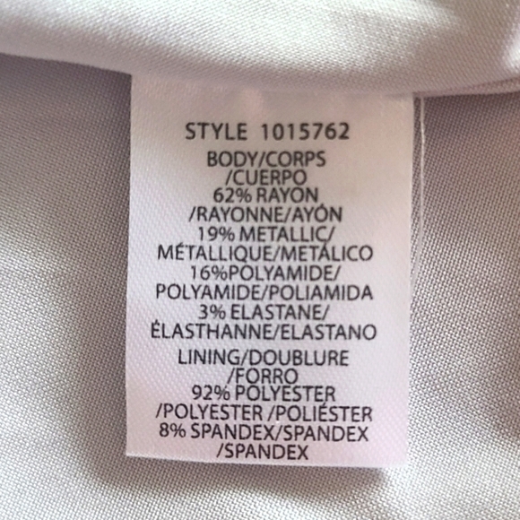 Halston Jody Pleated Midi Dress in Silver, Size 6, NWT - Picture 15 of 16